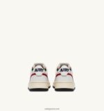 Autry άνδρες ανοιχτά χαμηλά sneakers από δέρμα και καστόρι 04FXF84 - Image 3