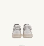Autry άνδρες ανοιχτά mid sneakers σε δέρμα και σουέντ λευκό 04FXF82 - Image 3