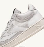 Autry άνδρες ανοιχτά mid sneakers σε δέρμα και σουέντ λευκό 04FXF82 - Image 6