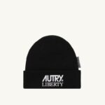 Autry άνδρες εμπριμέ λογότυπο liberty μαύρο καπέλο 04FXF143