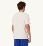 Autry άνδρες Τ-shirt με λαιμόκοψη σε λευκό ιβουάρ 04FXF106 - Image 2