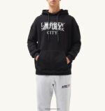 Autry άνδρες φούτερ με κουκούλα liberty print μαύρο 04FXF110