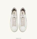 Autry άνδρες Dalas χαμηλά sneakers σε δερμάτινο λευκό και κενό 04FXF71 - Image 5