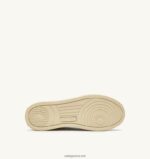 Autry άνδρες medalist mid sneakers σε δέρμα και σουέτ λευκό μαύρο 04FXF37 - Image 4