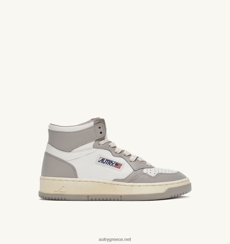 autry_ceb3cf85cebdceb1ceafcebaceb5cf82_ceb4ceafcf87cf81cf89cebcceb1_mid_sneakers_medalist_cf83ceb5_ceb4ceb5cf81cebcceaccf84ceb9ceb.jpg Autry γυναίκες δίχρωμα mid sneakers medalist σε δερμάτινο λευκό και vapor τόνο 04FXF236 - Image 1
