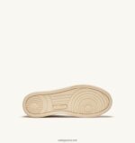 Autry γυναίκες δίχρωμα mid sneakers medalist σε δερμάτινο λευκό και ασημί 04FXF238 - Image 4