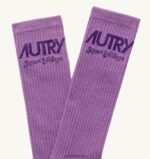 Autry γυναίκες κάλτσες με λογότυπο supervintage μωβ 04FXF155 - Image 3