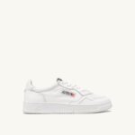 Autry γυναίκες Ολυμπιονίκης χαμηλό sneaker από οπτικό λευκό δέρμα κατσίκας 04FXF158