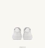 Autry γυναίκες Ολυμπιονίκης χαμηλό sneaker από οπτικό λευκό δέρμα κατσίκας 04FXF158 - Image 3
