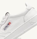 Autry γυναίκες Ολυμπιονίκης χαμηλό sneaker από οπτικό λευκό δέρμα κατσίκας 04FXF158 - Image 6