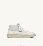 Autry γυναίκες Ολυμπιονίκης mid sneakers σε απαλό δέρμα κατσίκας 04FXF192