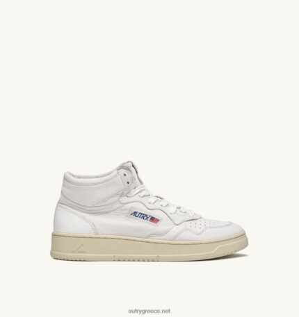 Autry γυναίκες Ολυμπιονίκης mid sneakers σε απαλό δέρμα κατσίκας 04FXF192