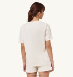 Autry γυναίκες Τ-shirt με λαιμόκοψη σε λευκό ιβουάρ 04FXF291 - Image 2
