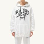 Autry γυναίκες liberty φωτογραφία φούτερ με κουκούλα λευκό 04FXF296
