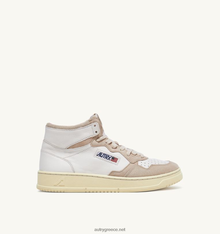 autry_ceb3cf85cebdceb1ceafcebaceb5cf82_medalist_mid_sneakers_cf83ceb5_ceb4ceadcf81cebcceb1_cebaceb1ceb9_cf83cebfcf85ceadcebdcf84_ce.jpg Autry γυναίκες medalist mid sneakers σε δέρμα και σουέντ λευκό 04FXF232 - Image 1