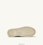 Autry γυναίκες medalist mid sneakers σε λευκό και ροζ δέρμα κατσίκας και σουέτ 04FXF231 - Image 4