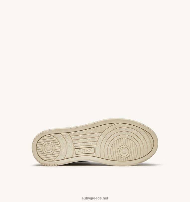Autry γυναίκες medalist mid sneakers σε λευκό και ροζ δέρμα κατσίκας και σουέτ 04FXF231 - Image 4