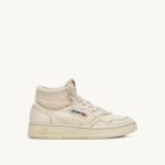 Autry γυναίκες medalist mid sneakers σε λευκό τζιν ιβουάρ 04FXF226