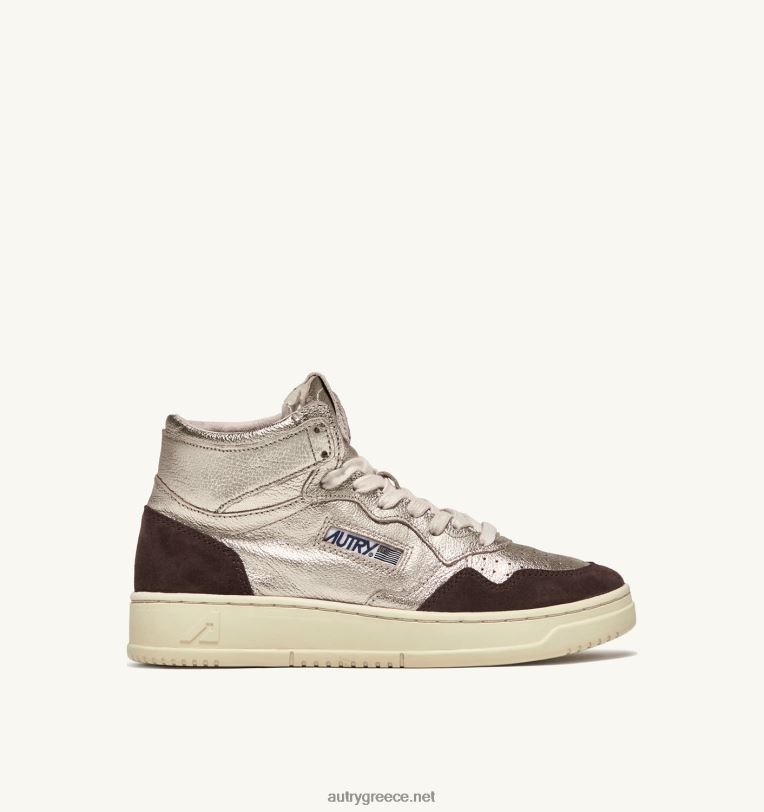autry_ceb3cf85cebdceb1ceafcebaceb5cf82_medalist_mid_sneakers_cf83ceb5_cf80cebbceb1cf84ceb9cebdcead_cebaceb1ceb9_cebaceb1cf86cead_ce.jpg Autry γυναίκες medalist mid sneakers σε πλατινέ και καφέ δέρμα και σουέτ 04FXF235 - Image 1