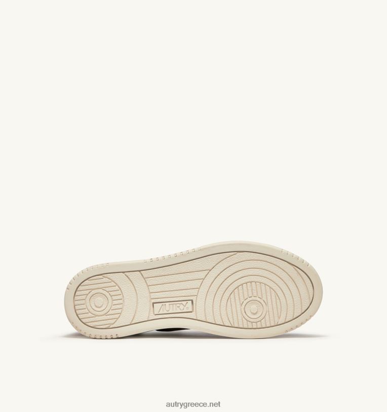 Autry γυναίκες medalist mid sneakers σε χάλκινο καφέ και κόκκινο δέρμα και σουέτ 04FXF234 - Image 4
