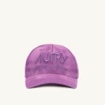 Autry γυναίκες supervintage λογότυπο καπέλο μωβ 04FXF147